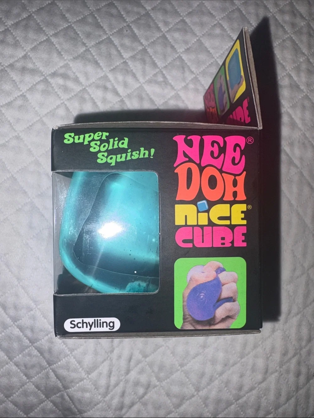 Nice Cube Super Solid Squish Toy - Teal